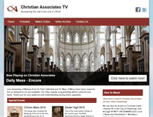 Tablet Screenshot of christianassociatestv.org
